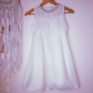 Pearl light cream dress